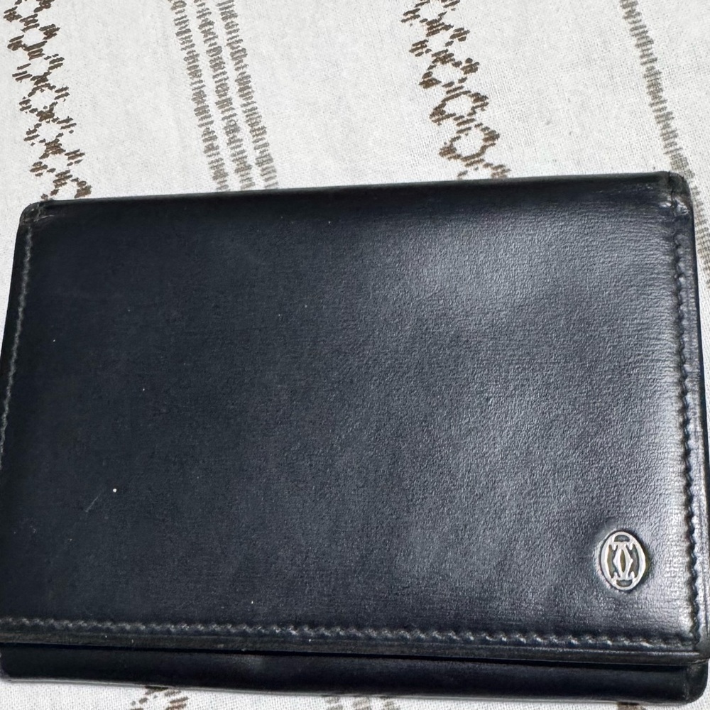 Cartier Black Card Holder